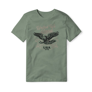 United We Stand Eagle Cotton Tee - Black