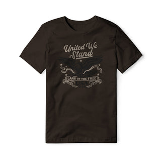 United We Stand Eagle Cotton Tee - Black