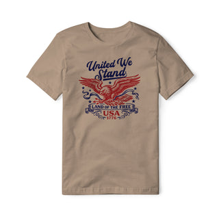 United We Stand Eagle Cotton Tee - Red