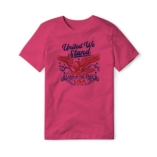 United We Stand Eagle Cotton Tee - Red
