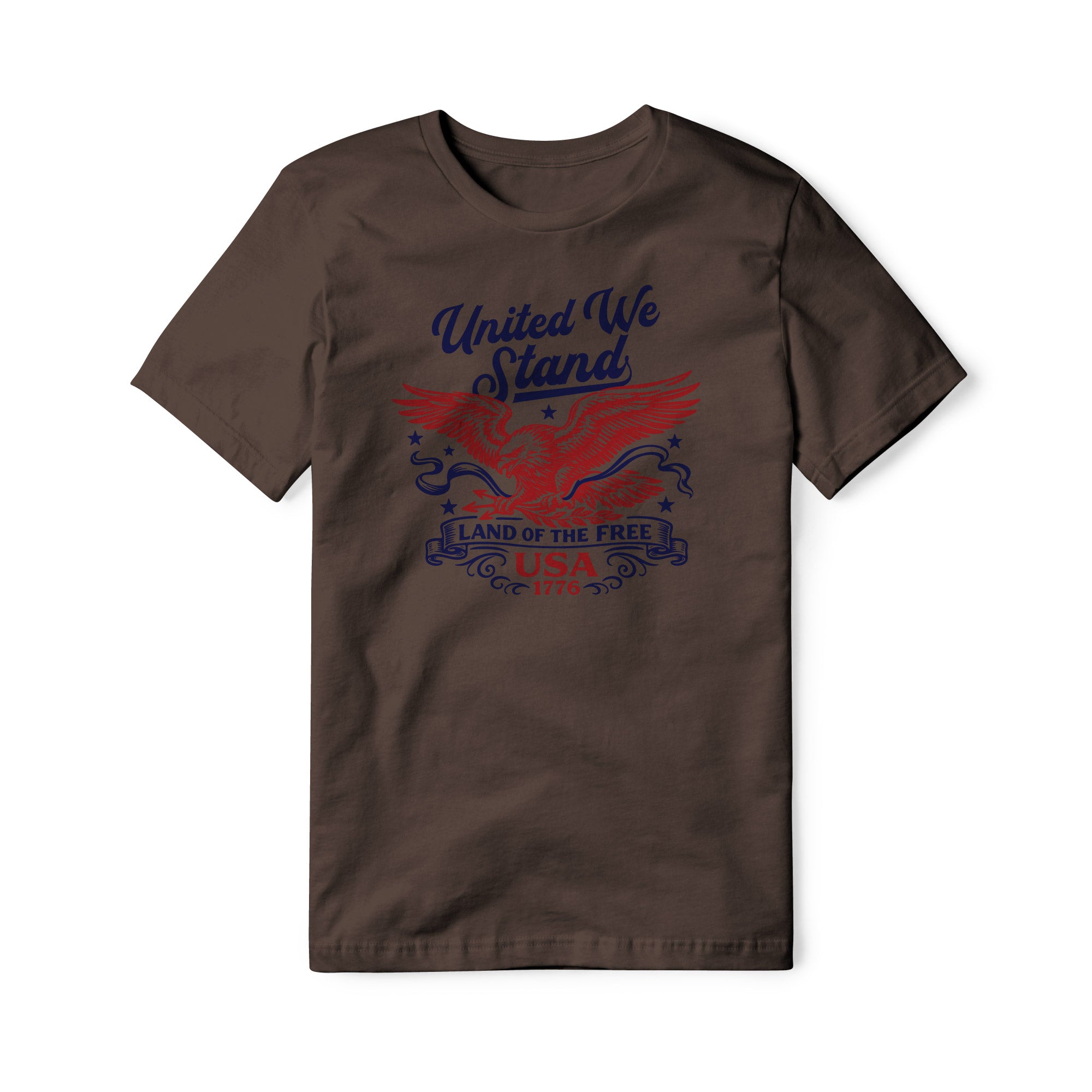 United We Stand Eagle Cotton Tee - Red