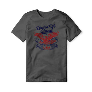 United We Stand Eagle Cotton Tee - Red