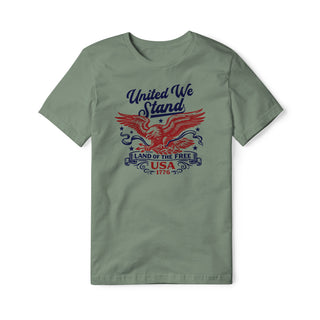 United We Stand Eagle Cotton Tee - Red