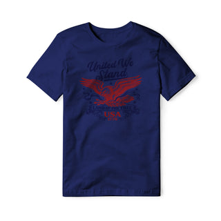 United We Stand Eagle Cotton Tee - Red