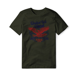 United We Stand Eagle Cotton Tee - Red