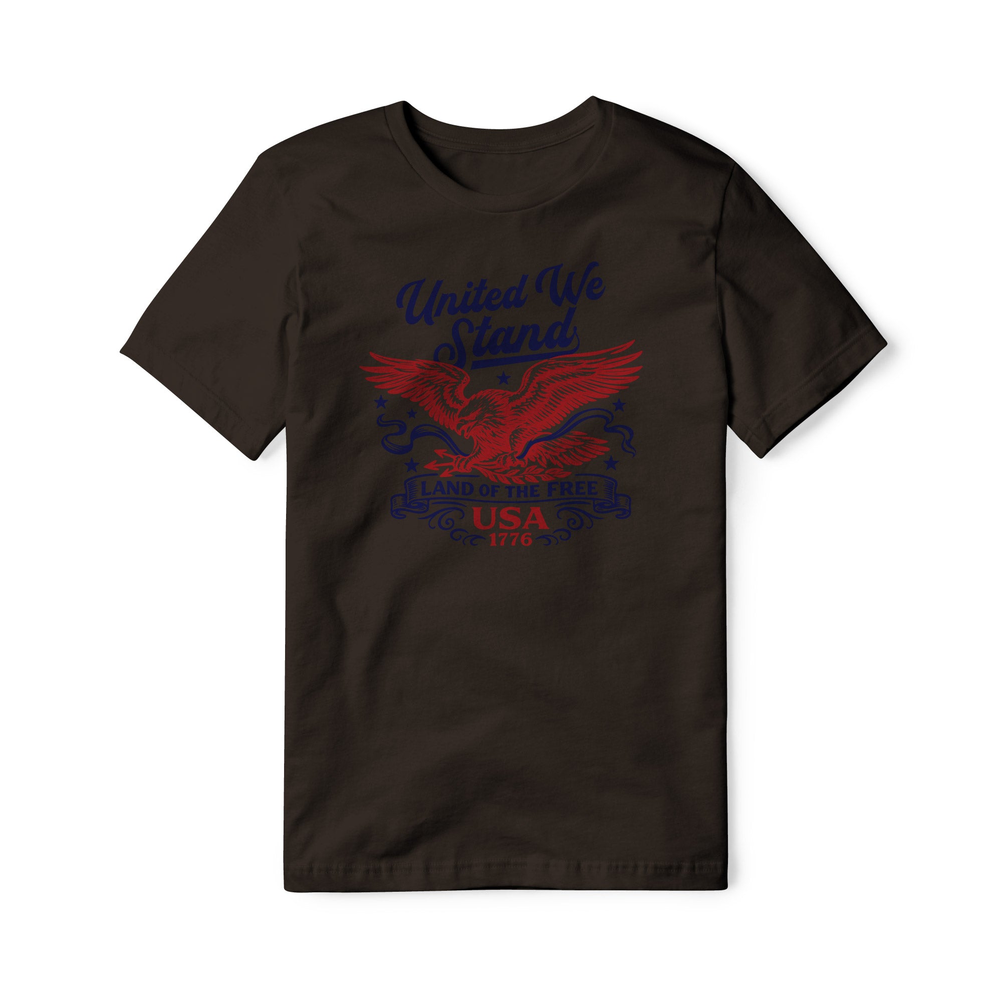 United We Stand Eagle Cotton Tee - Red