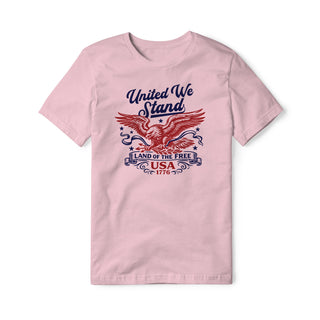United We Stand Eagle Cotton Tee - Red
