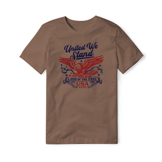 United We Stand Eagle Cotton Tee - Red