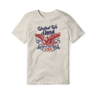United We Stand Eagle Cotton Tee - Red