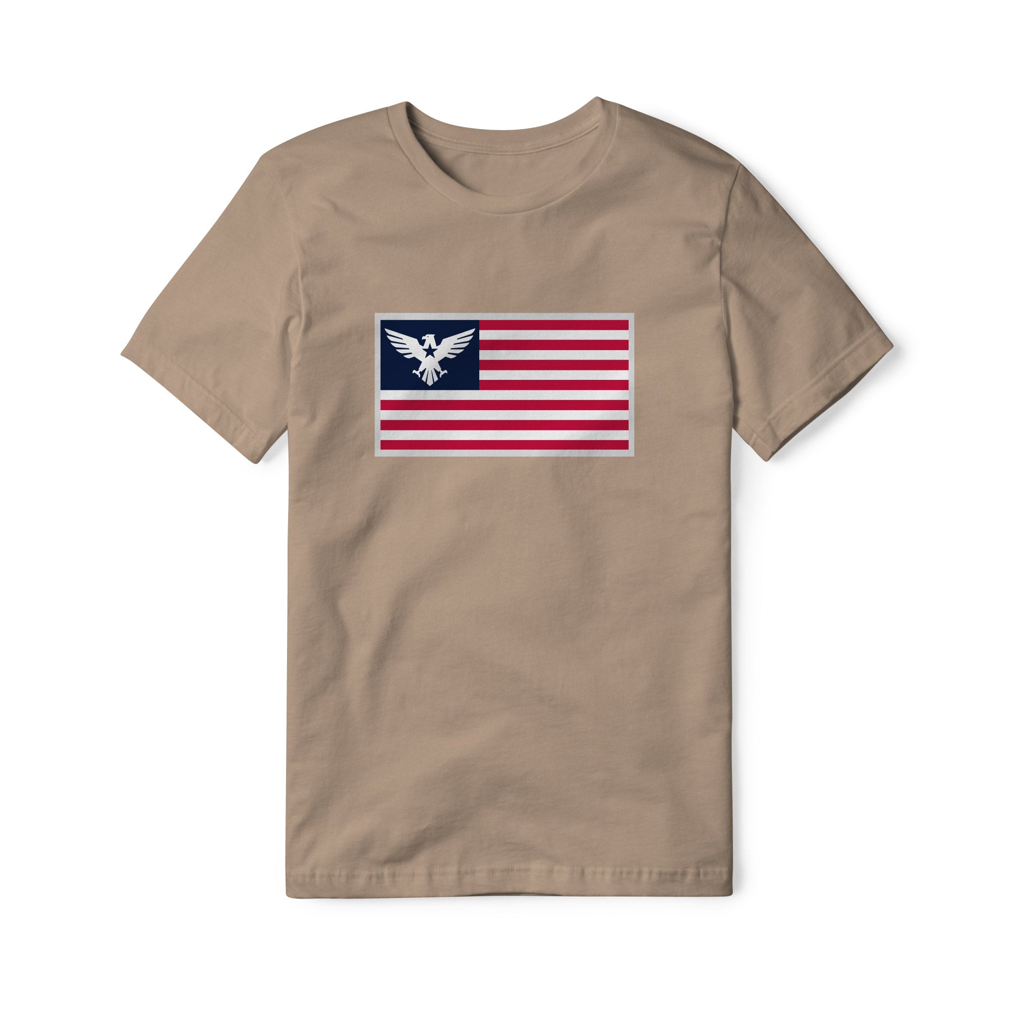USA Flag Eagle Cotton Tee | Ballistic Republic™