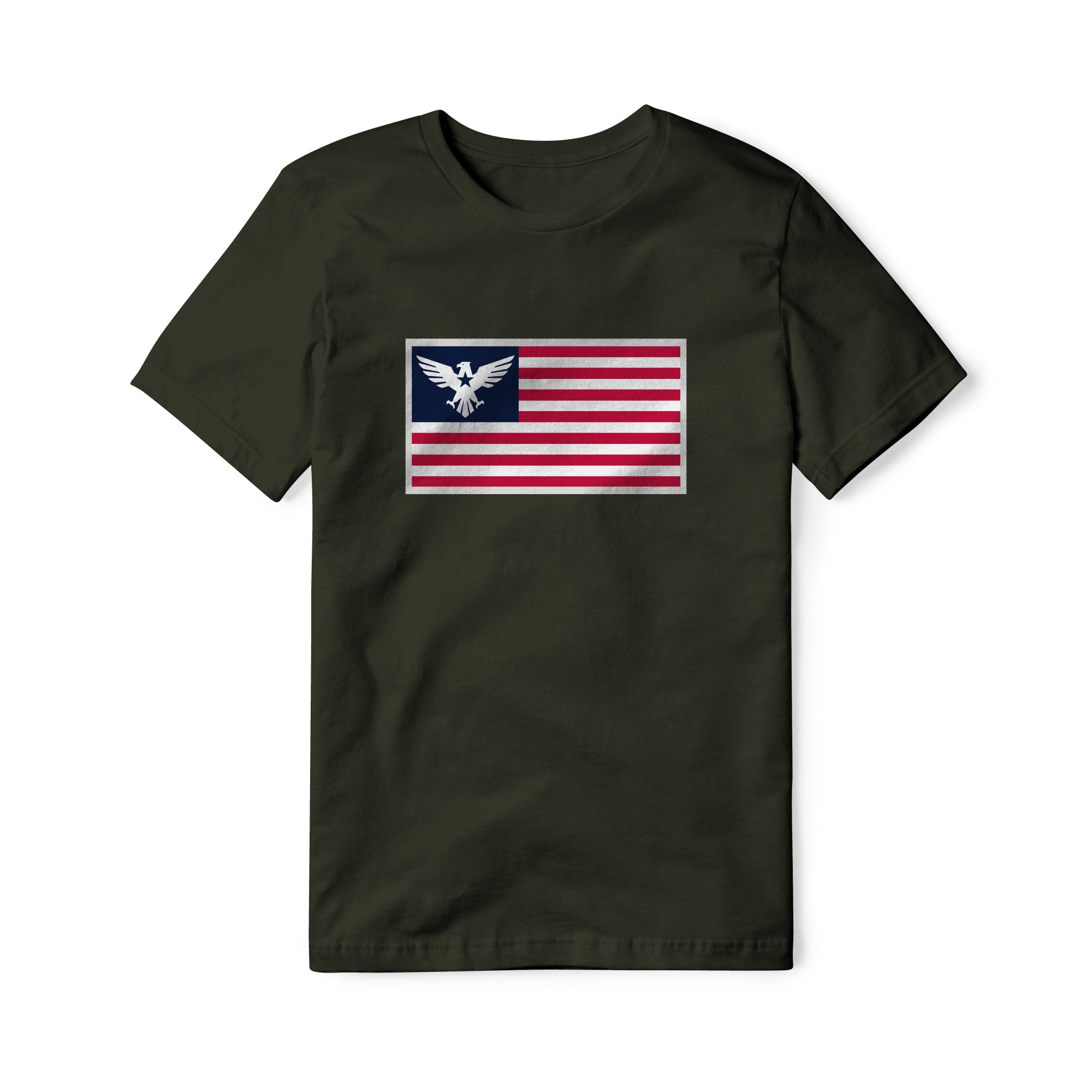 USA Flag Eagle Cotton Tee | Ballistic Republic™