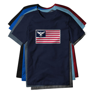 USA Flag Eagle Cotton Tee | Ballistic Republic™