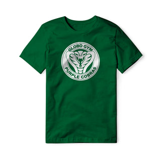 Globo Gym Purple Cobras Cotton Tee - White | Basement Republic™
