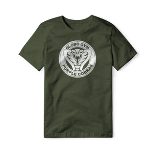 Globo Gym Purple Cobras Cotton Tee - White | Basement Republic™