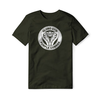 Globo Gym Purple Cobras Cotton Tee - White | Basement Republic™