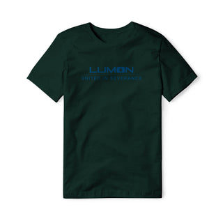 Lumon United In Severance Cotton Tee - Blue | Basement Republic™
