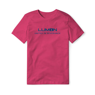 Lumon United In Severance Cotton Tee - Blue | Basement Republic™