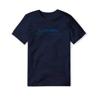 Lumon United In Severance Cotton Tee - Blue | Basement Republic™