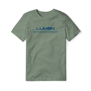 Lumon United In Severance Cotton Tee - Blue | Basement Republic™