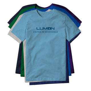 Lumon United In Severance Cotton Tee - Blue | Basement Republic™