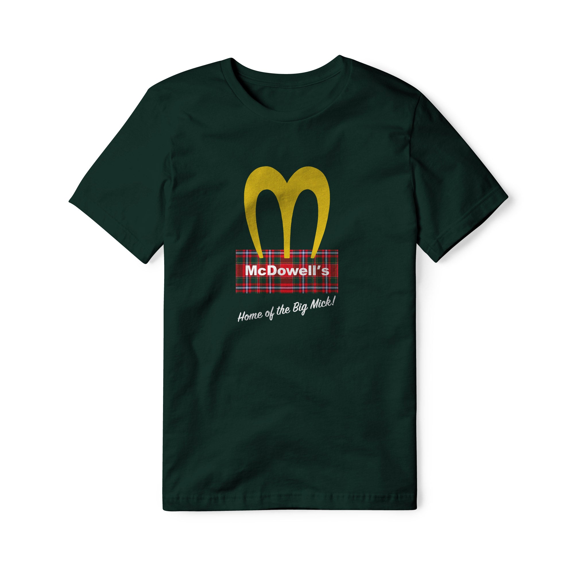 McDowell's Cotton Tee - Plaid | Basement Republic™