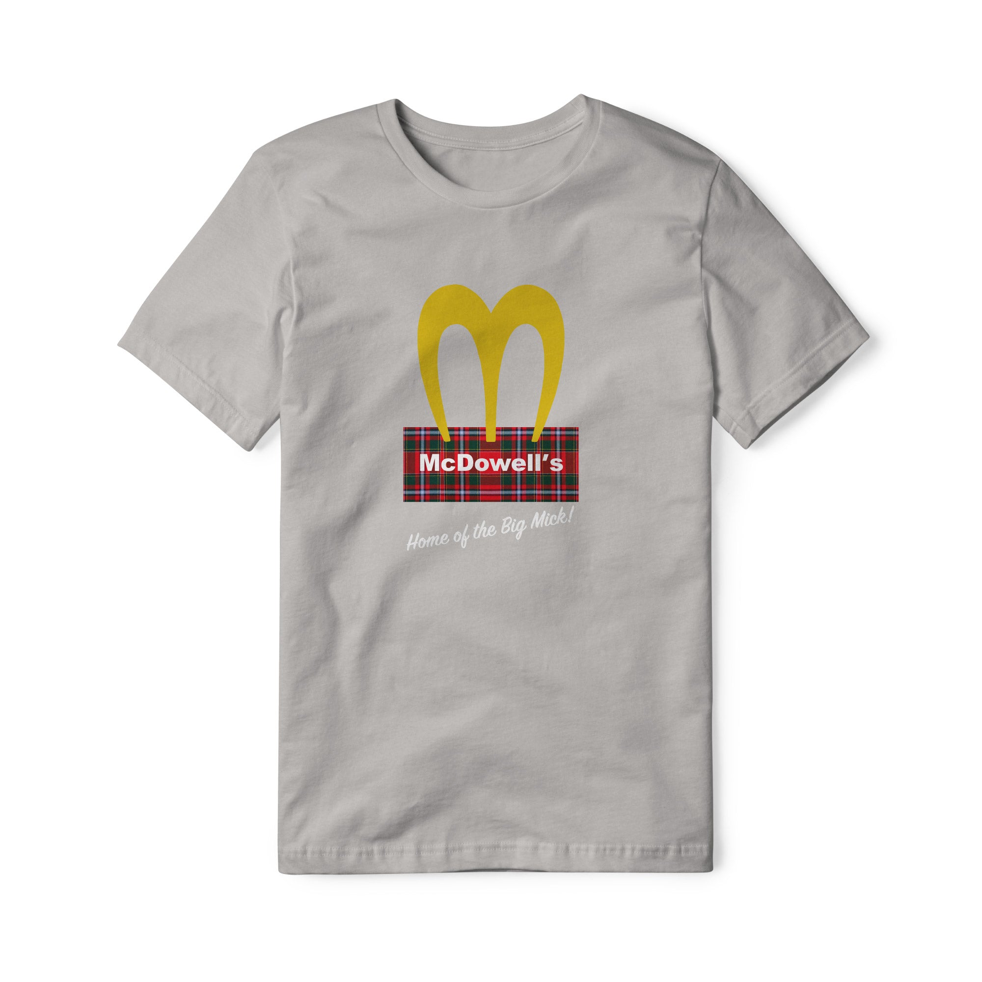 McDowell's Cotton Tee - Plaid | Basement Republic™