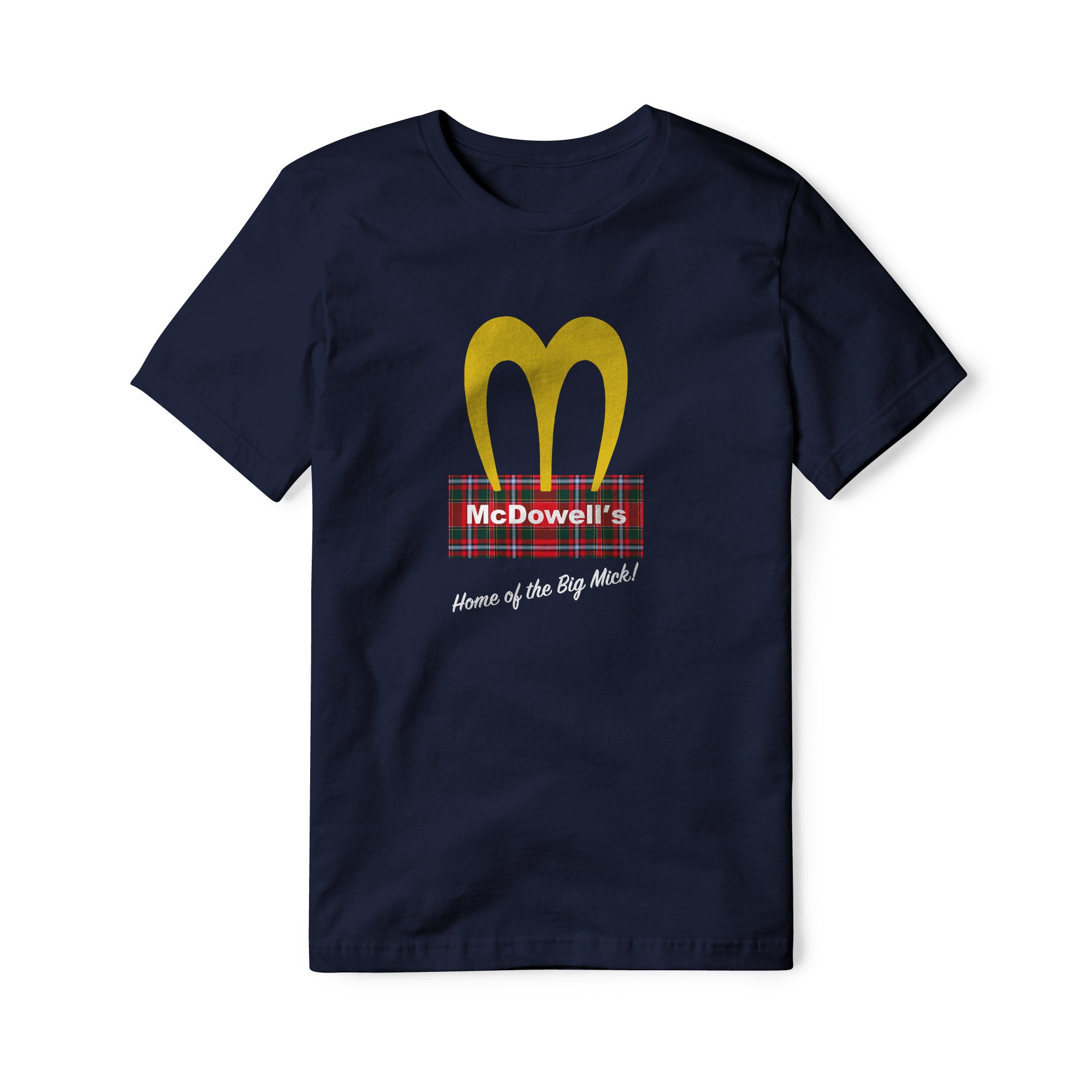 McDowell's Cotton Tee - Plaid | Basement Republic™