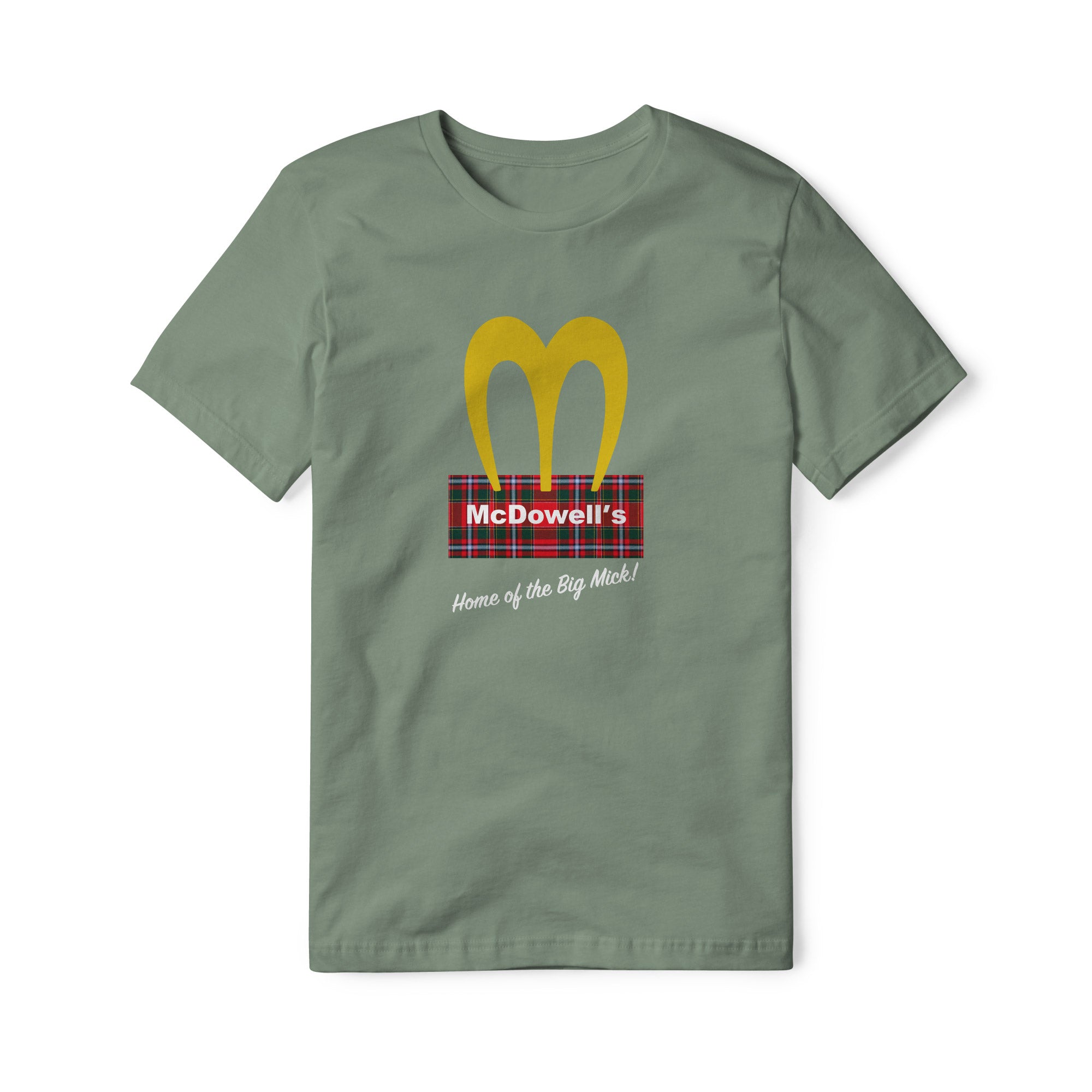 McDowell's Cotton Tee - Plaid | Basement Republic™
