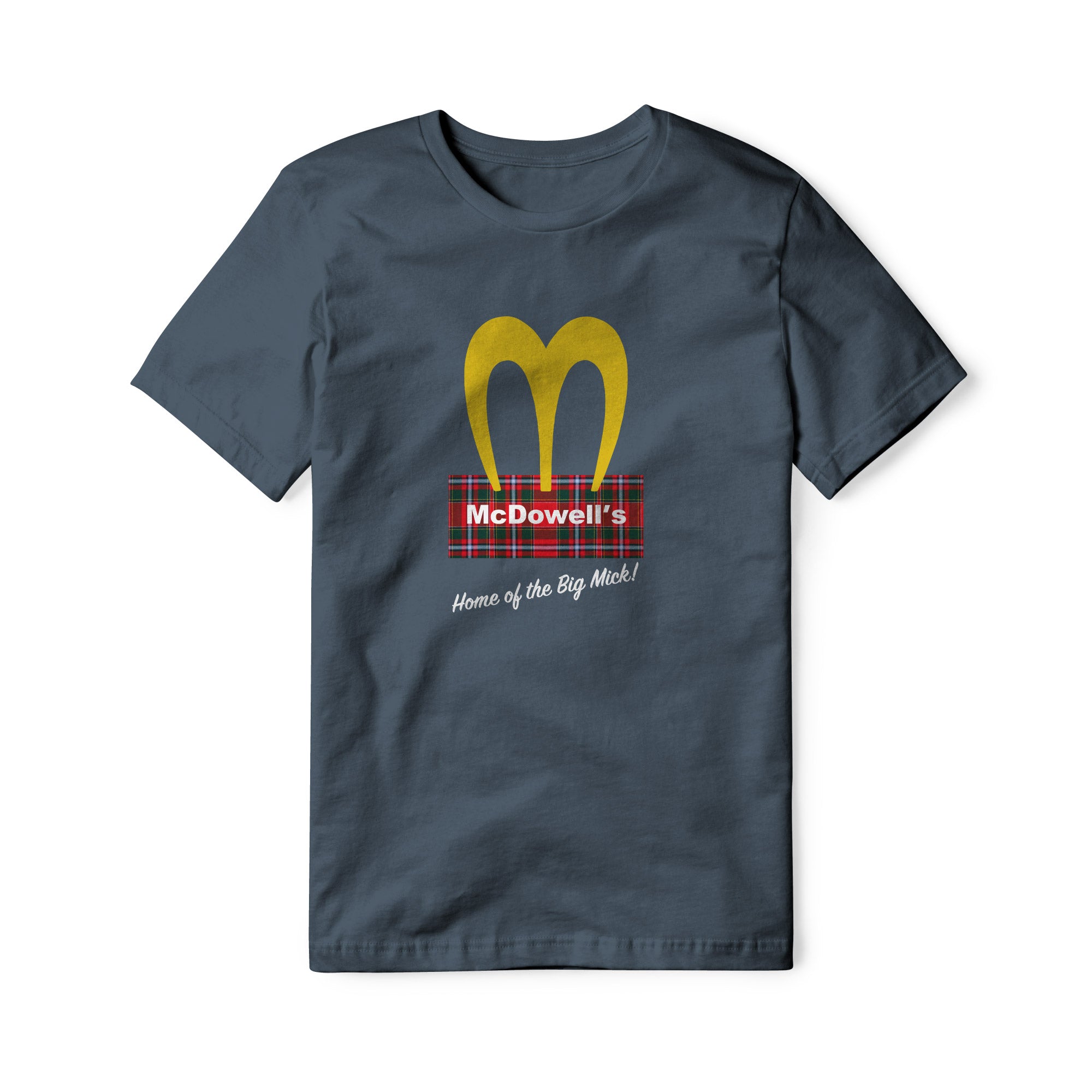 McDowell's Cotton Tee - Plaid | Basement Republic™