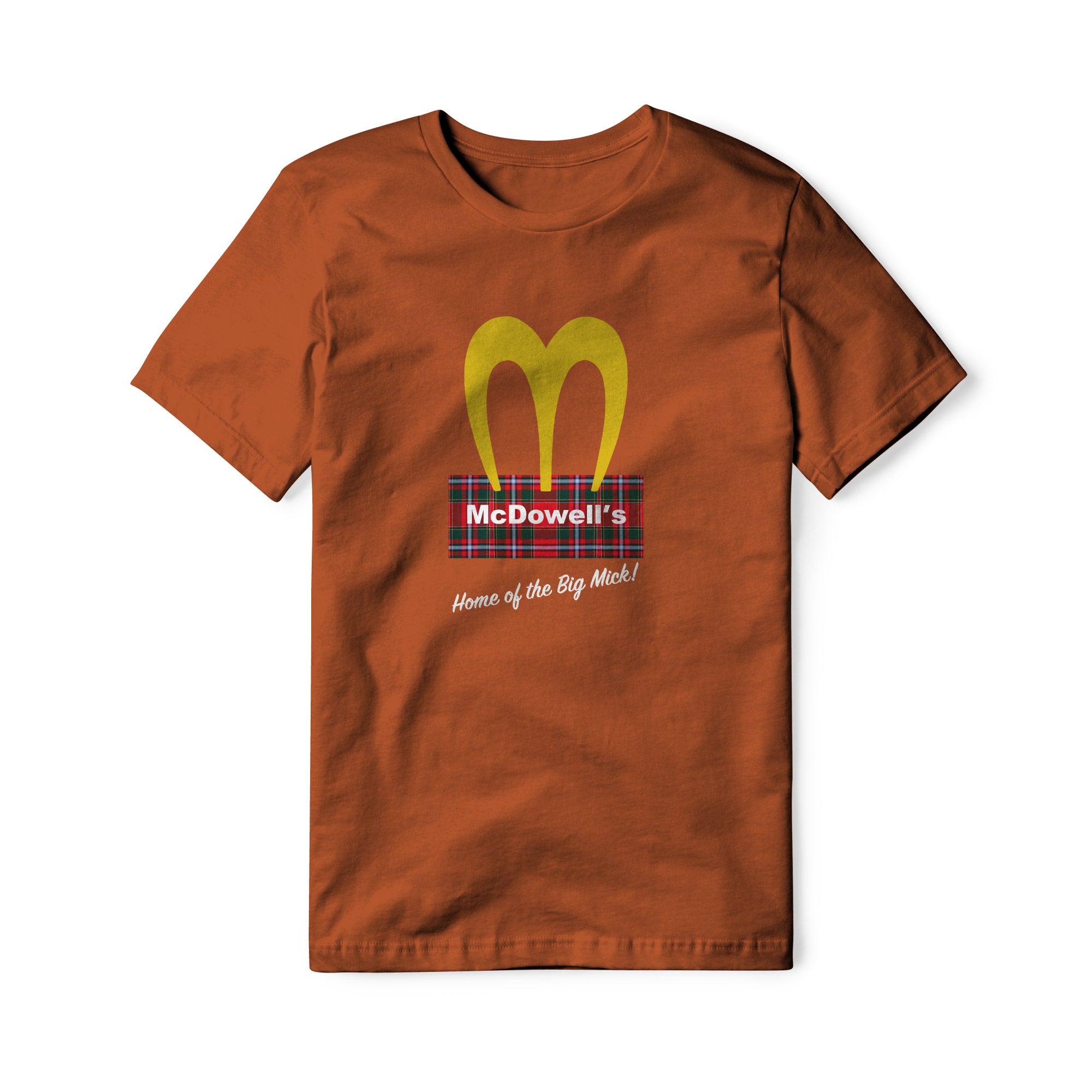 McDowell's Cotton Tee - Plaid | Basement Republic™