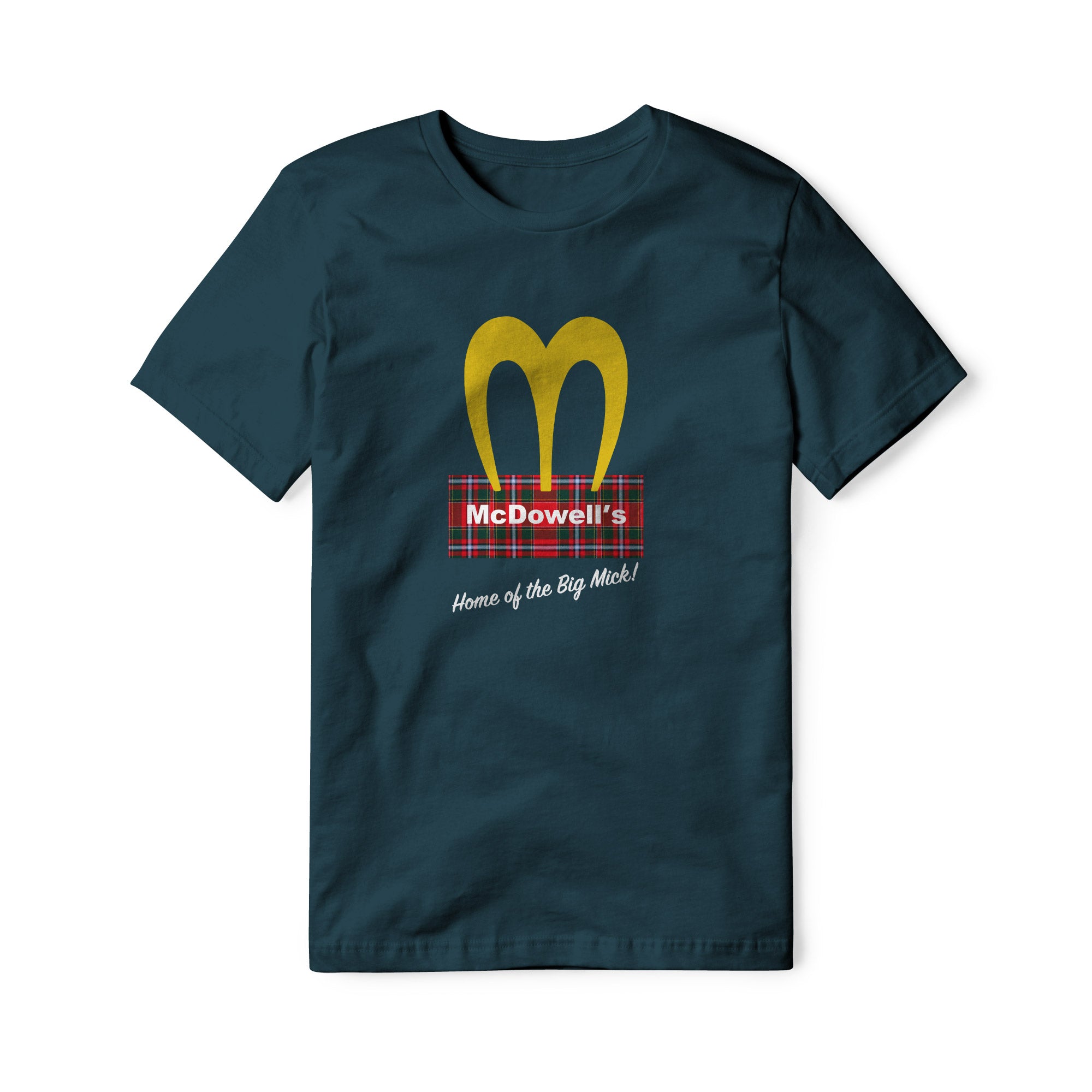 McDowell's Cotton Tee - Plaid | Basement Republic™