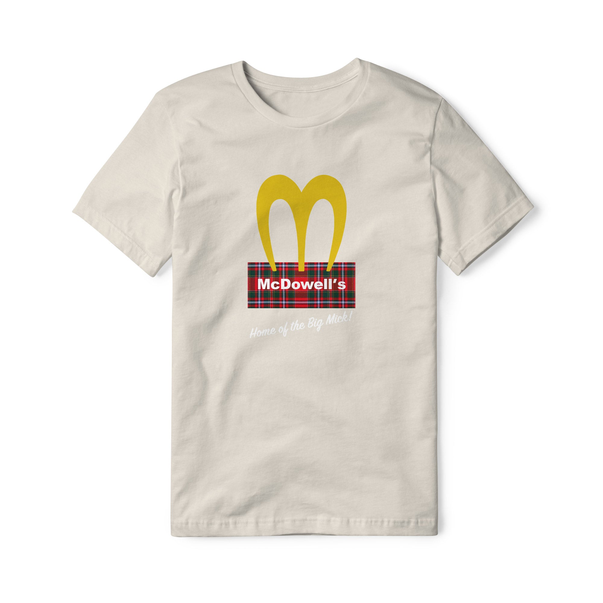 McDowell's Cotton Tee - Plaid | Basement Republic™