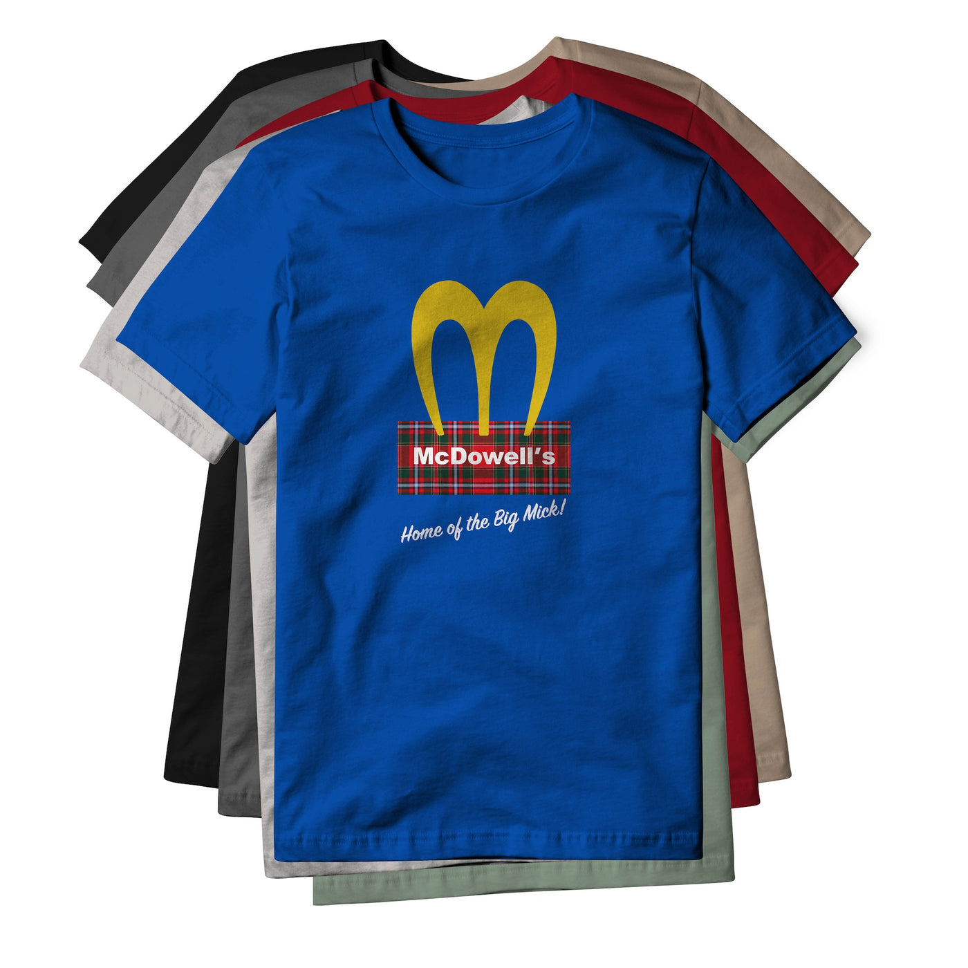 McDowell's Cotton Tee - Plaid | Basement Republic™