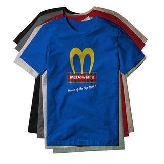 McDowell's Cotton Tee - Plaid | Basement Republic™