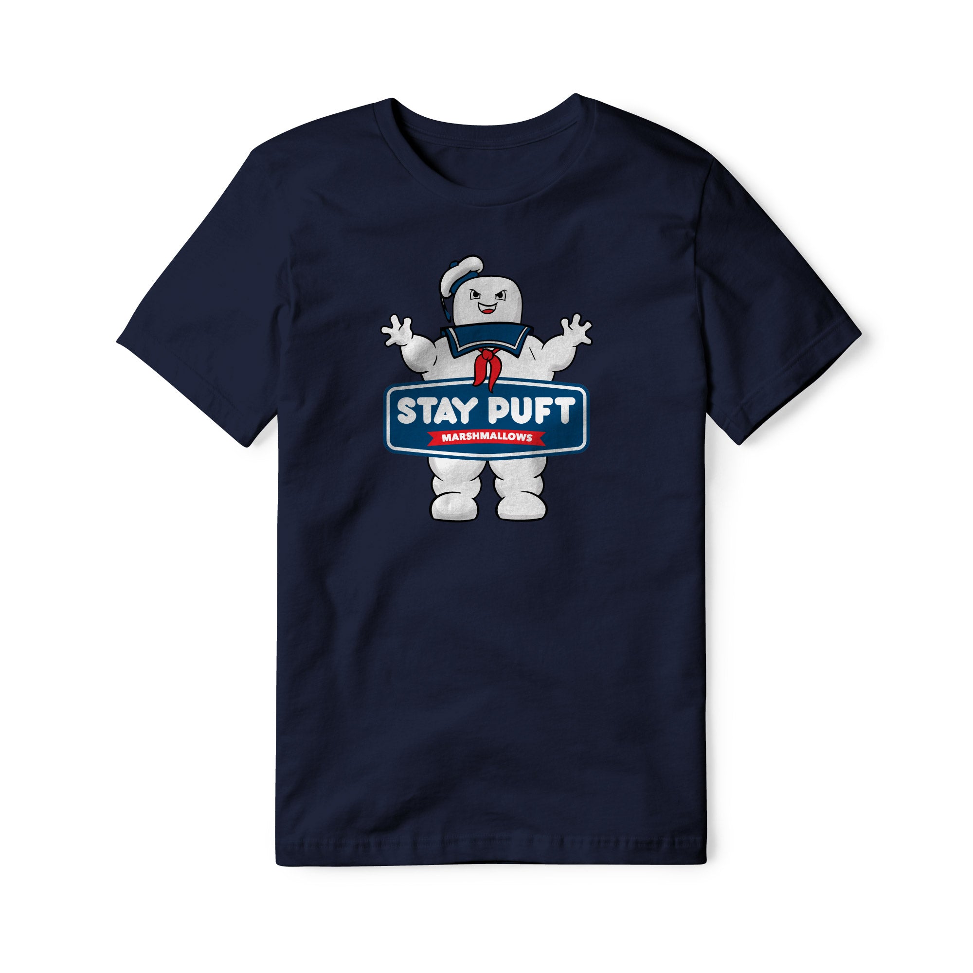 Stay Puft Marshmallows Cotton Tee - Evil Version | Basement Republic™