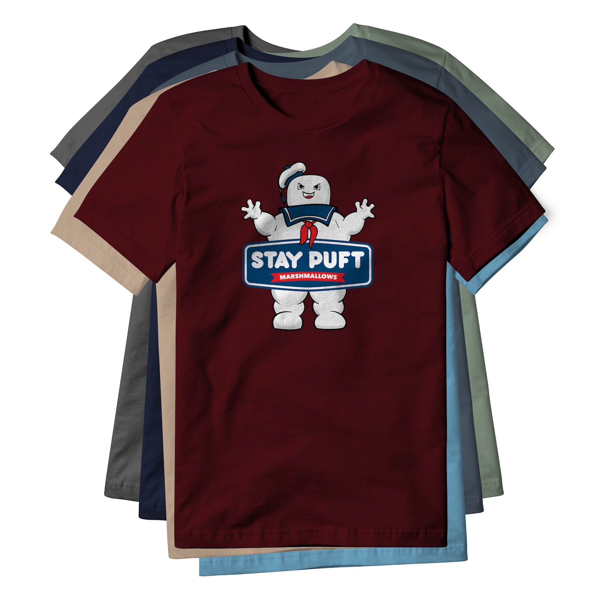 Stay Puft Marshmallows Cotton Tee - Evil Version | Basement Republic™