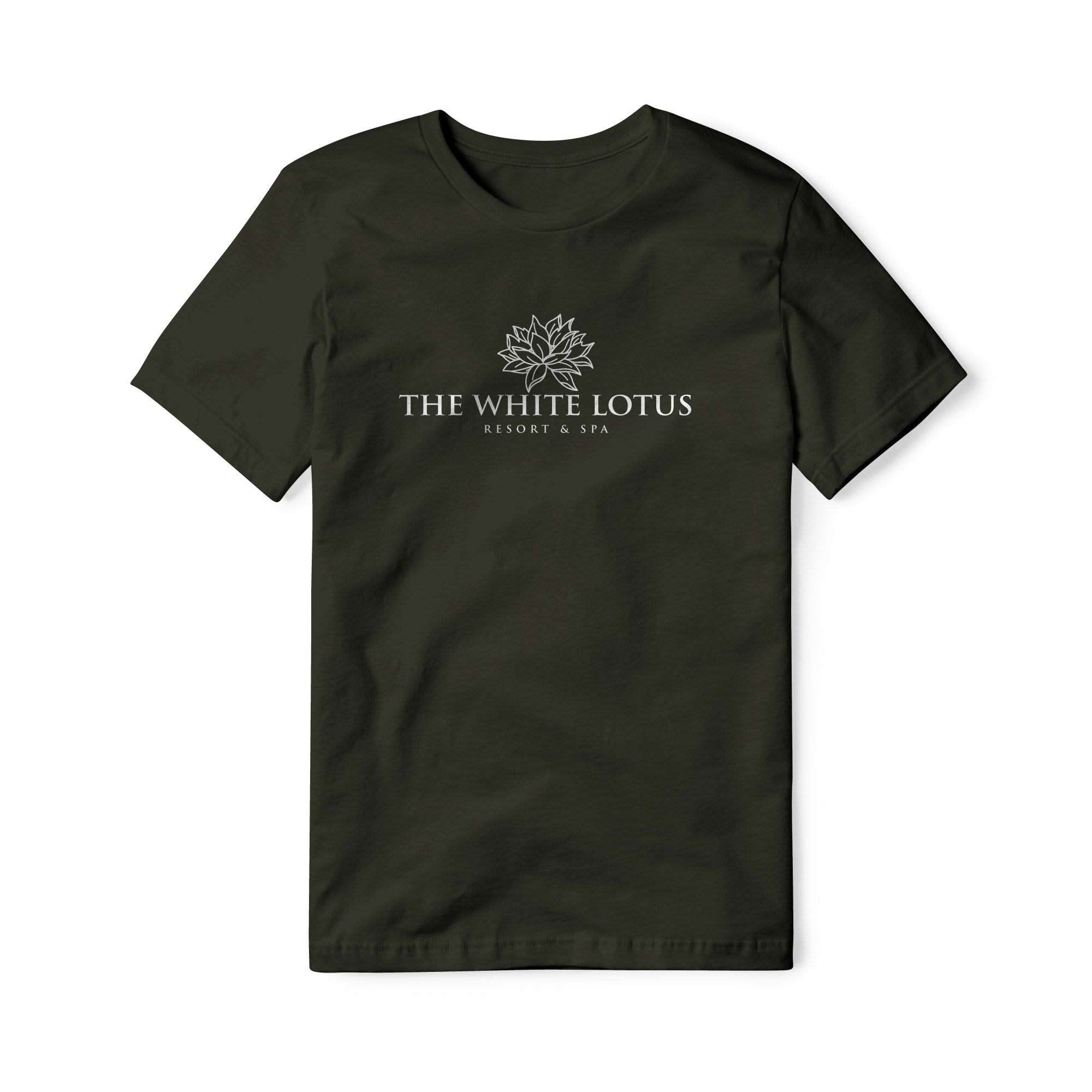 White Lotus Cotton Tee - White | Basement Republic™
