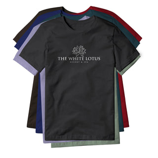 White Lotus Cotton Tee - White | Basement Republic™