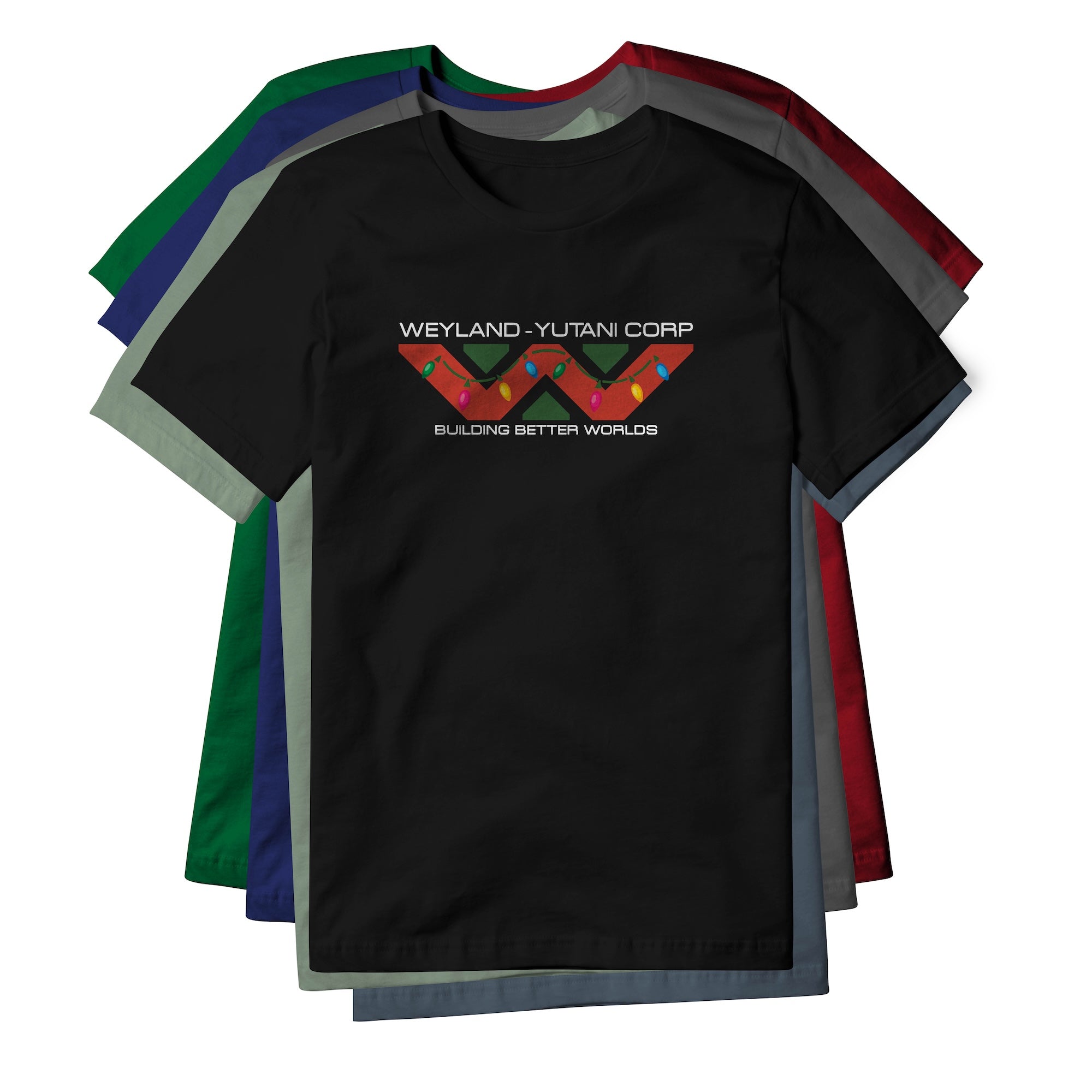 Weyland-Yutani Cotton Tee - Christmas Edition | Basement Republic™