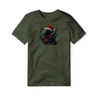 Xenomorph Cotton Tee - Christmas Edition | Basement Republic™