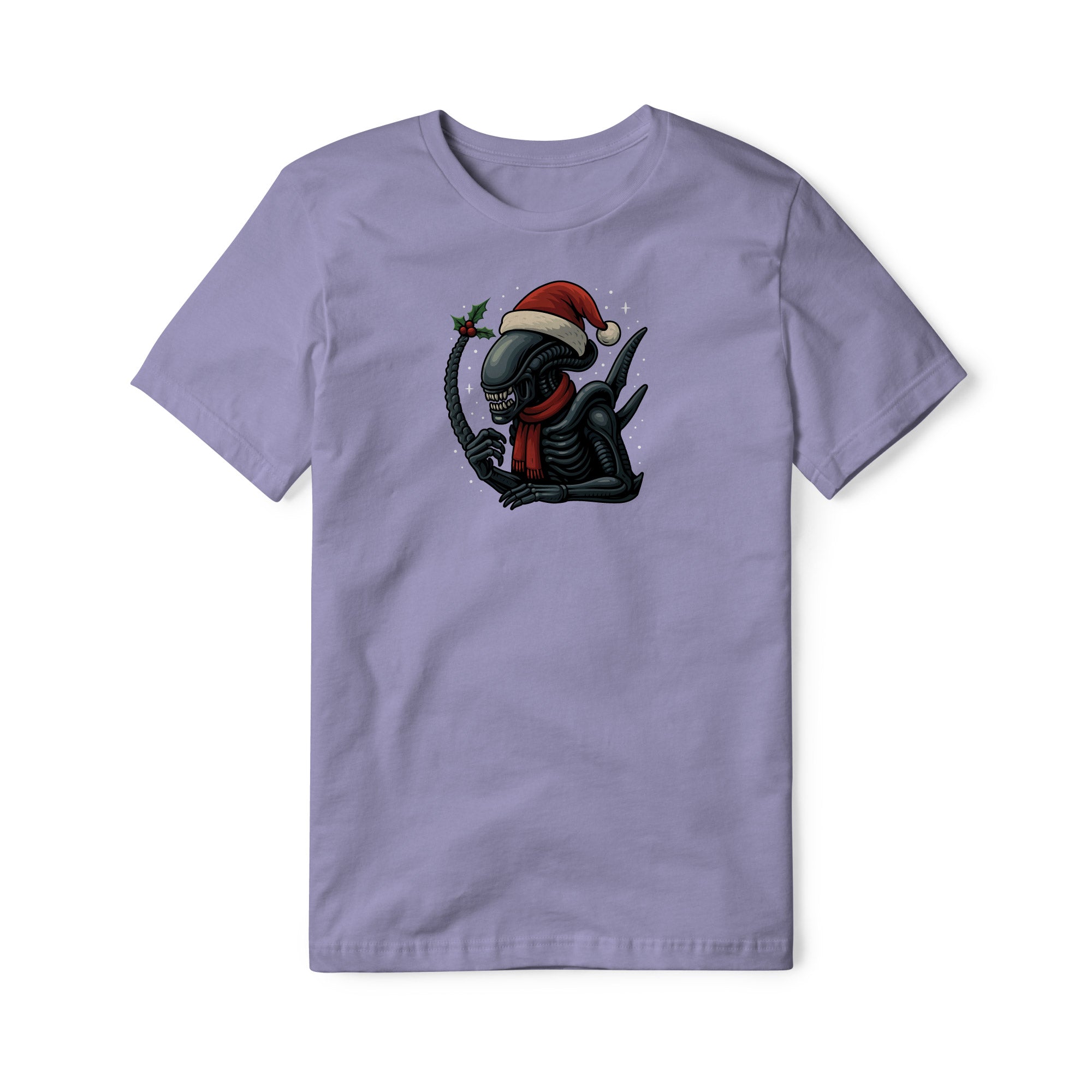 Xenomorph Cotton Tee - Christmas Edition | Basement Republic™
