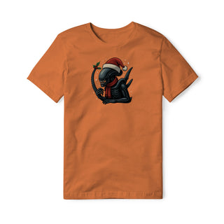 Xenomorph Cotton Tee - Christmas Edition | Basement Republic™