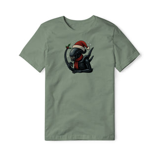 Xenomorph Cotton Tee - Christmas Edition | Basement Republic™