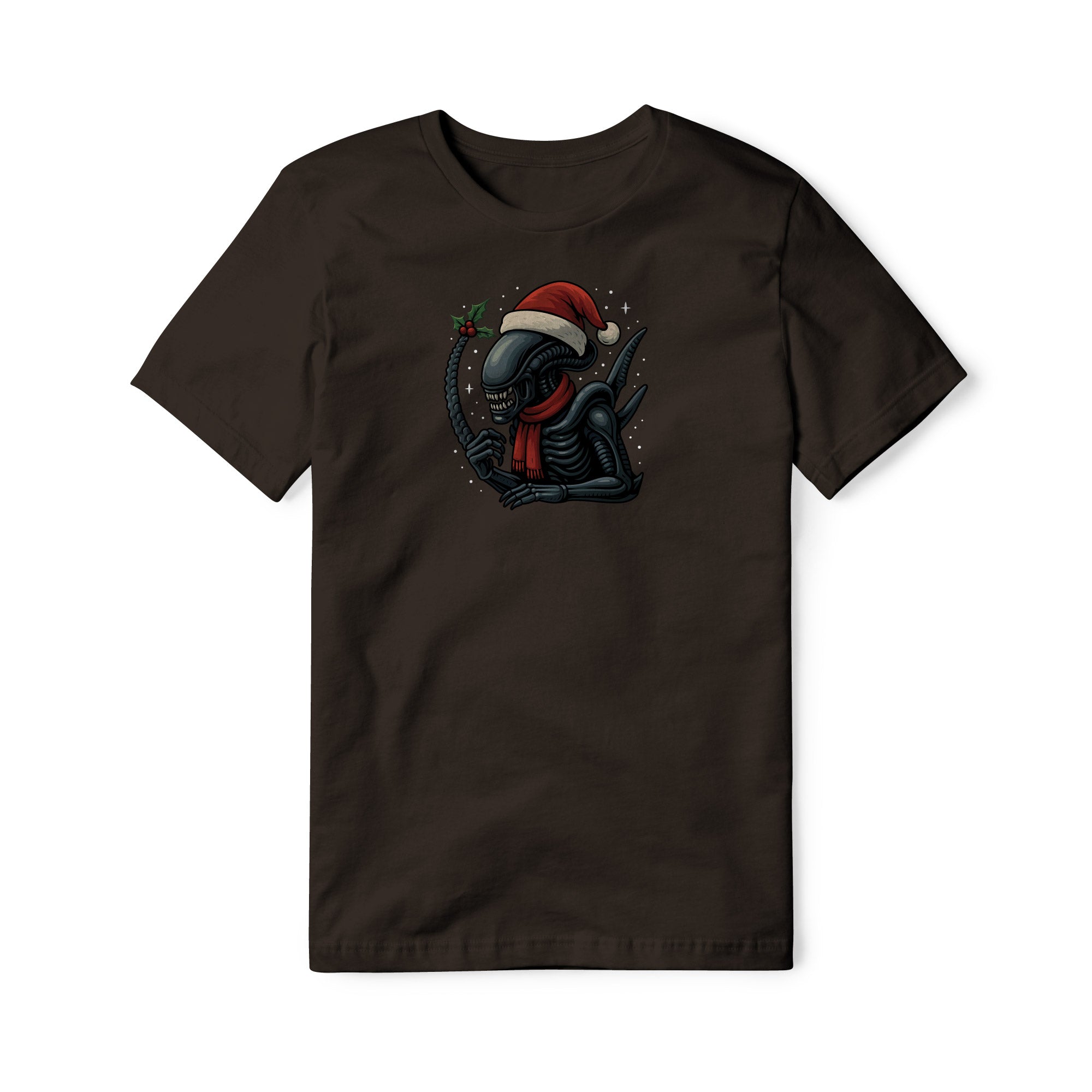 Xenomorph Cotton Tee - Christmas Edition | Basement Republic™