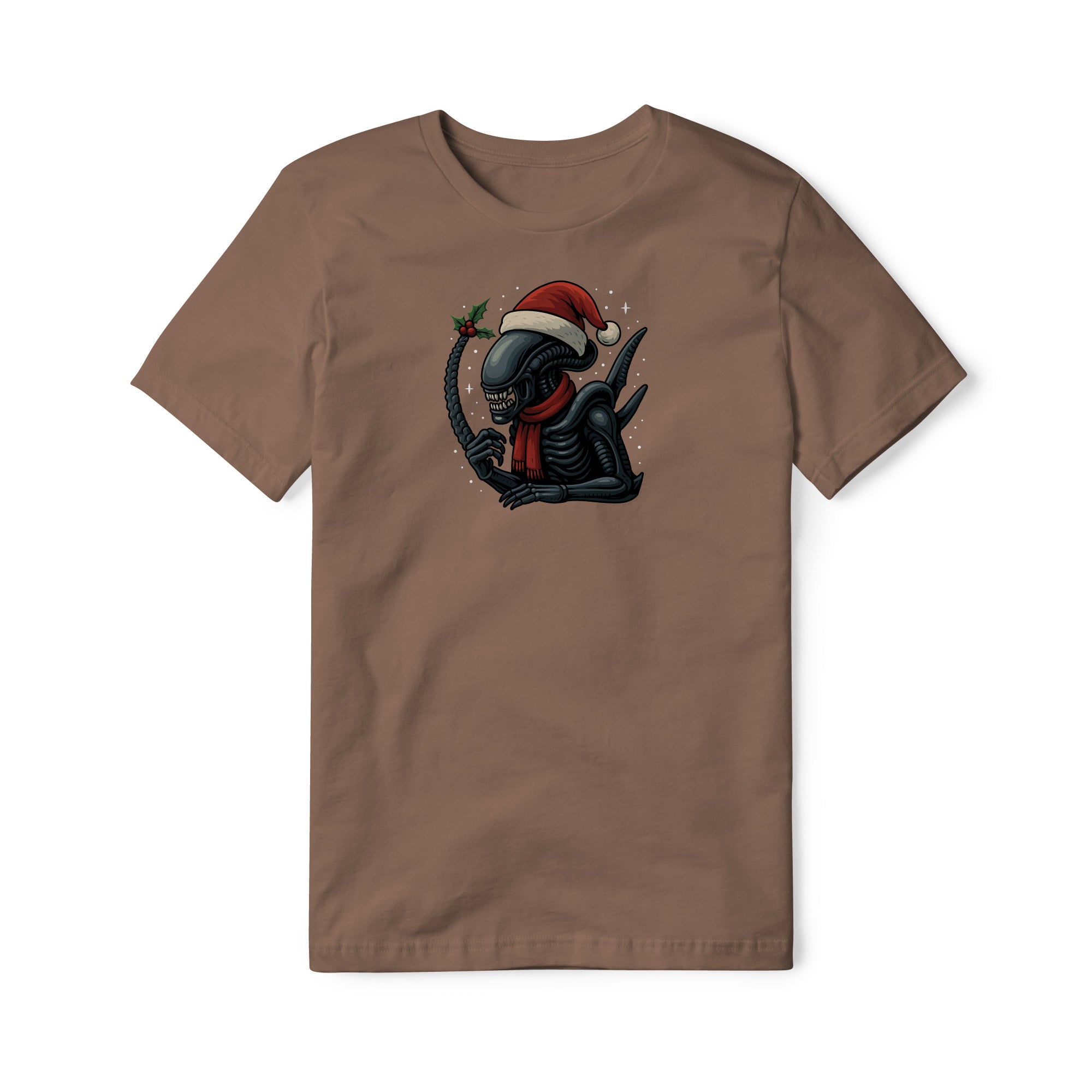 Xenomorph Cotton Tee - Christmas Edition | Basement Republic™