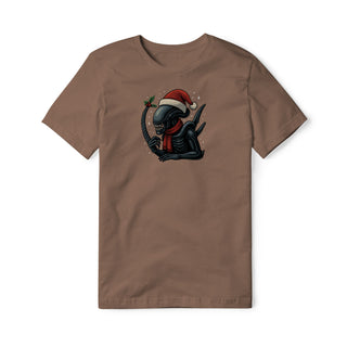 Xenomorph Cotton Tee - Christmas Edition | Basement Republic™