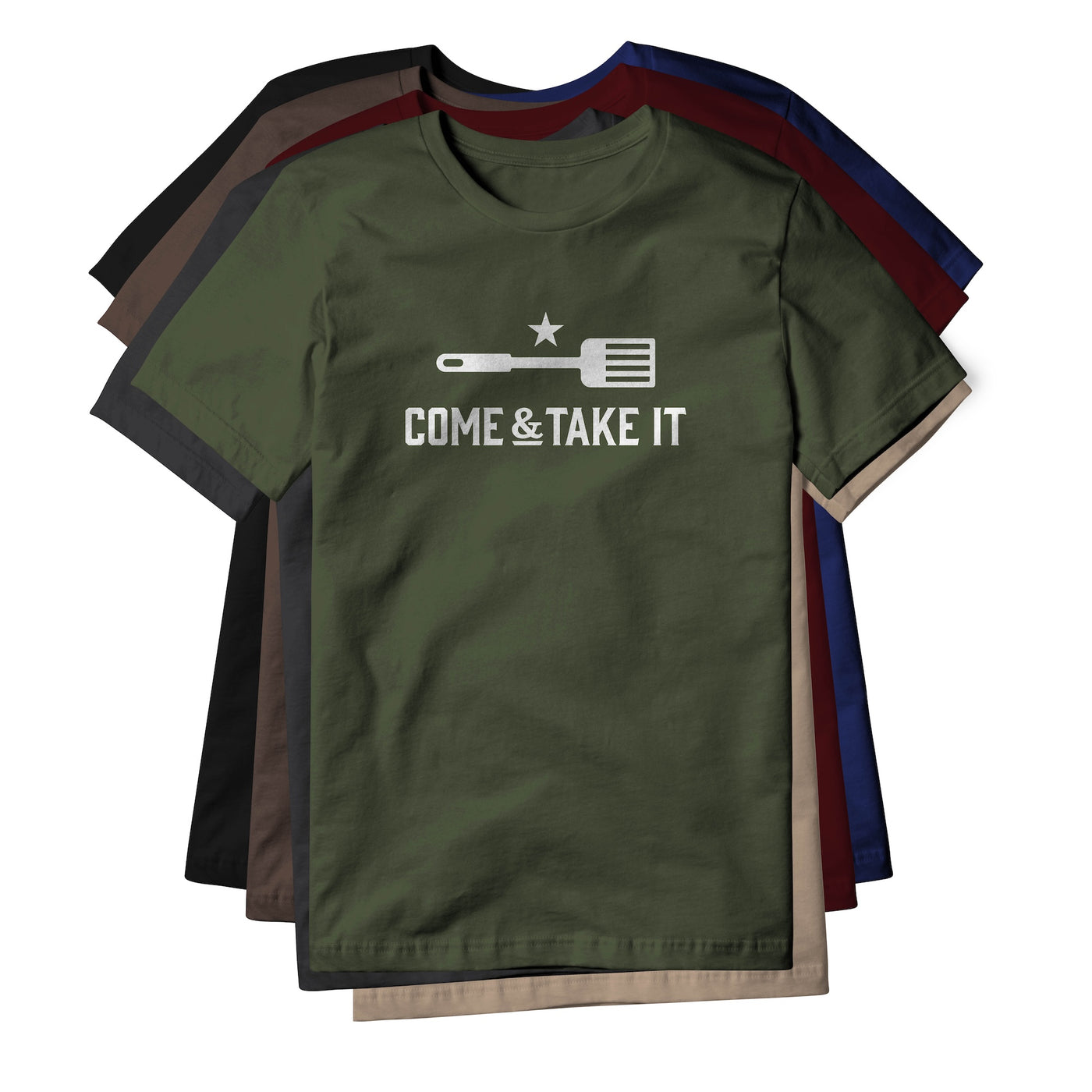 Come And Take It Spatula Cotton Tee | Backyard Republic™