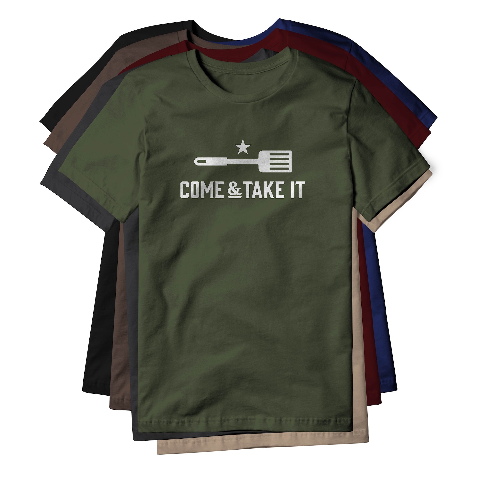 Come And Take It Spatula Cotton Tee
