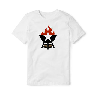 BBQ Grill Icon Cotton Tee - Full Color