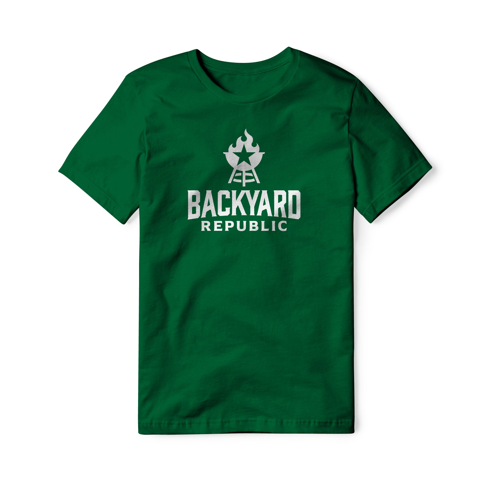 Backyard Republic Logo Cotton Tee - White | Backyard Republic™